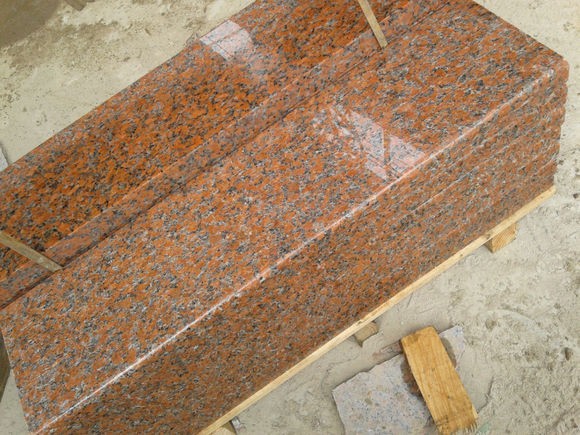 G562 Red Granite floor tile,staircase,steps