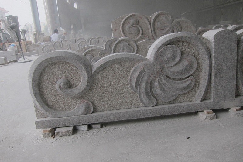 G687 Sculpture Carving Granite Stone fireplace
