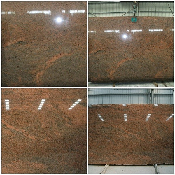 Multicolor Red Granite Solid Surface Countertops