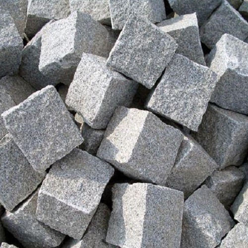 Flamed Grey Granite Cubic Stone for Outdoor Paver