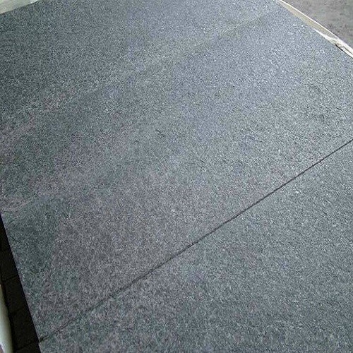 Flamed Shangdong Black Granite Tiles / Slabs