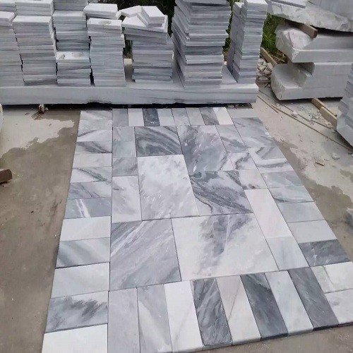 China Natural White/Black Marble Tiles
