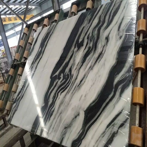 Marble Materials Page 2 White Marble Slab With Black Vein For Flooring
