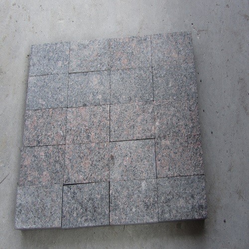 Flamed Tan Brown Granite Blocks for Pavement