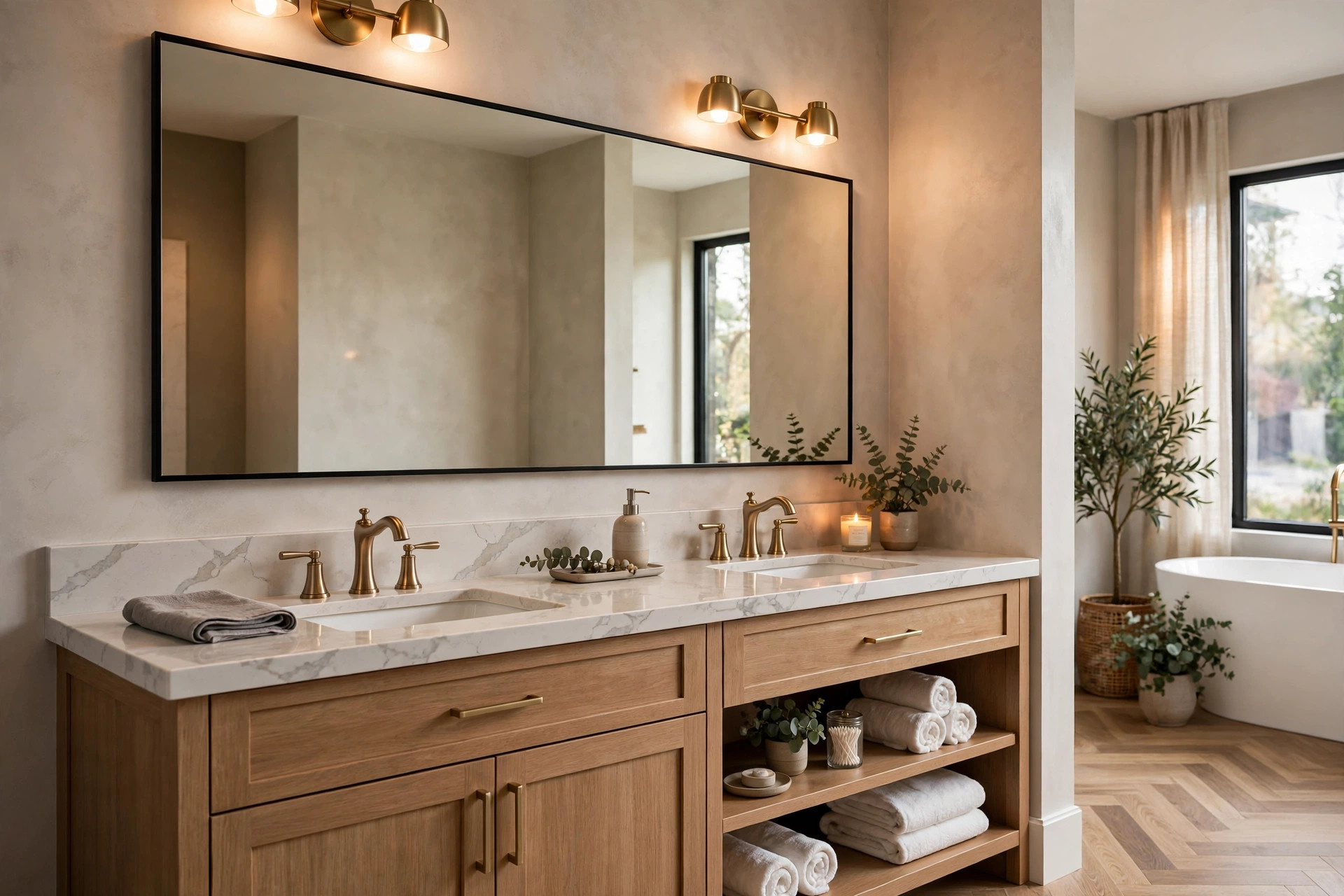 Stone bathroom vanity tops